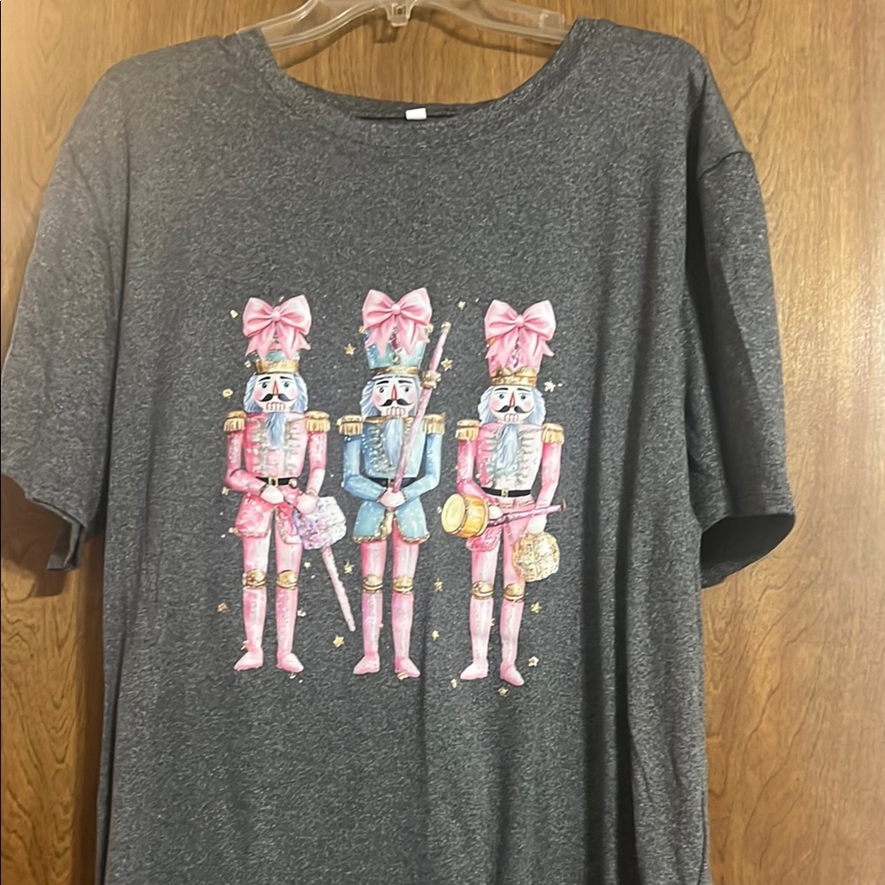 Kids Gray Nutcracker Graphic T-Shirt